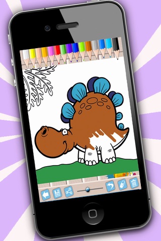 Dinosaurs Coloring Pages Game screenshot 2