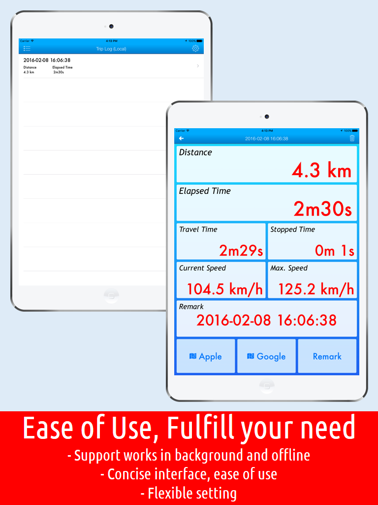 GPS Tracker - Mobile Tracking, Routing Record