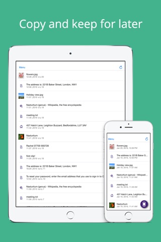 CopyCopy - Copy anything. Paste anywhere. Keep forever screenshot 2