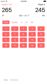 Darts ScoreBoard screenshot