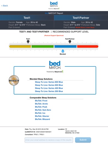 bedMATCH Digital Navigator screenshot 4