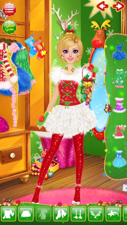 Christmas Salon  Girls Makeup, Dressup and Makeover Games by Libii