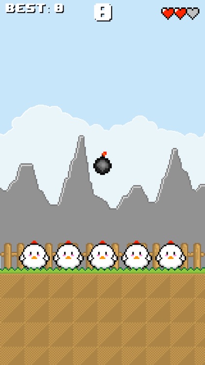 The chickens save eggs