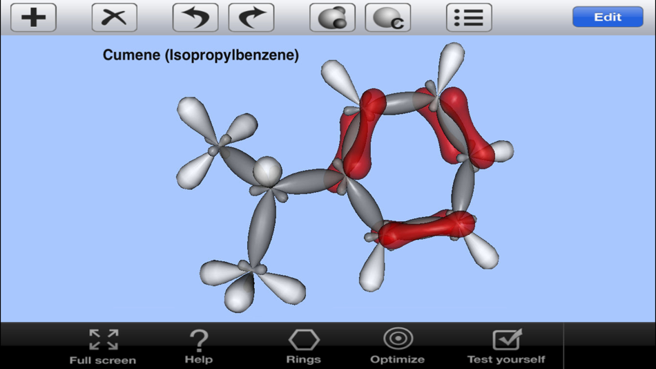 #2. 3D Molecules View&Edit Lite (iOS) 由: Virtual Space OOO