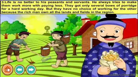 A greedy rich man (story and games for kids)