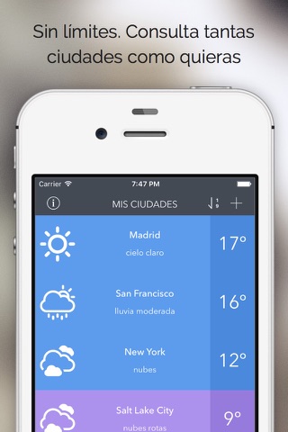 Meteo - Just Weather Forecast screenshot 2