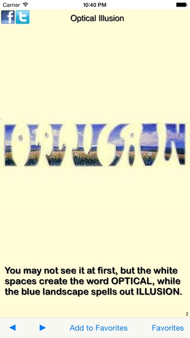 Screenshot #2 pour Illusions d'optique - des images qui taquinent votre cerveau