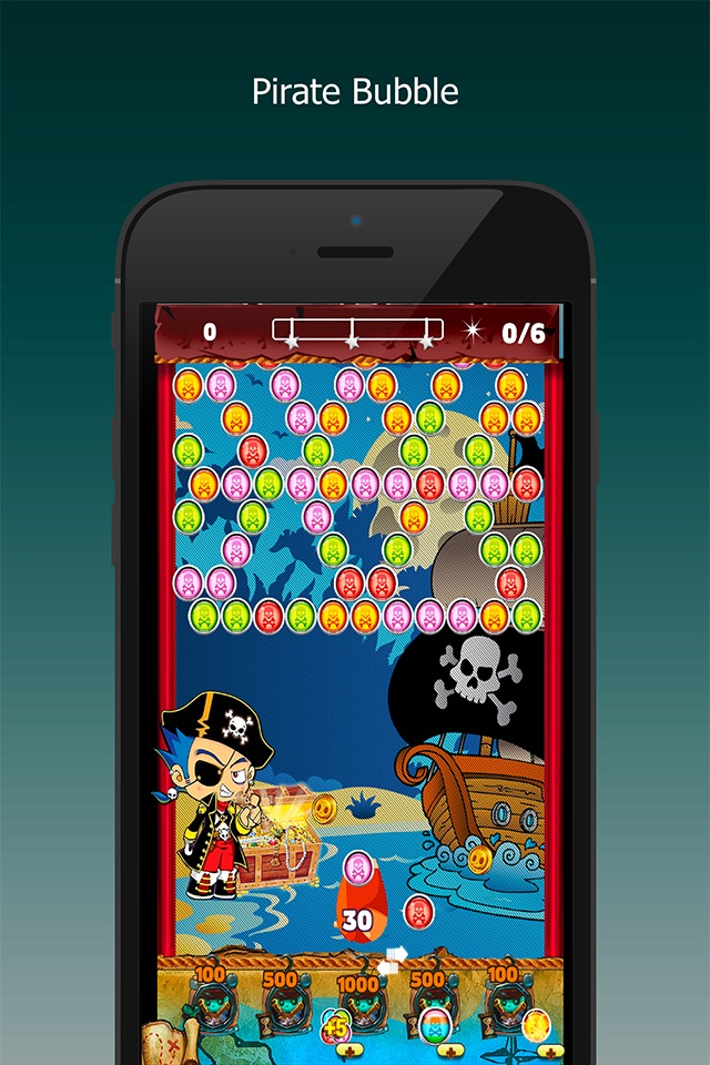 Pirate Bubble Ball Candy Shoot Match 3 Free Game screenshot 2