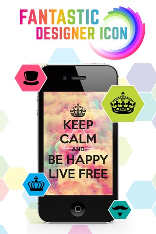 Keep Calm And Carry On Wallpapers & Posters Creator with Funny Icons & Logos screenshot 3