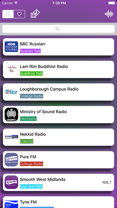 Screenshot #3 pour Radio  - Listen Music , Streaming , News - British Radios FM