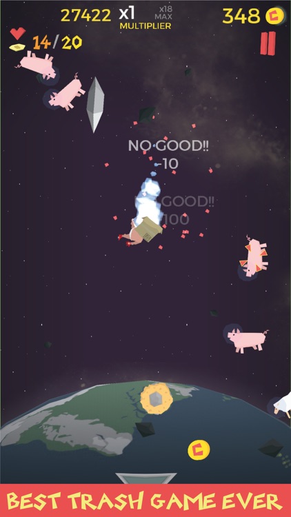 Waste in Space - Endless Arcade Shooter screenshot-4