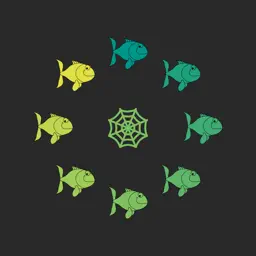 Color Fishing, find and catch the same color fish! app icon