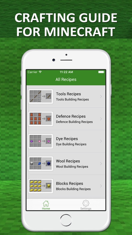 Crafting Guide for Minecraft PE Game