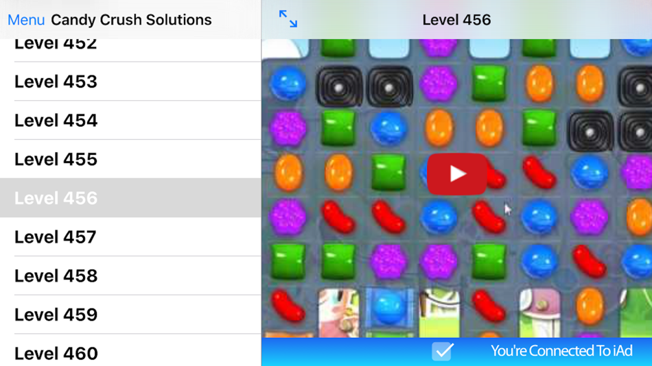 Solutions for Candy Crush - 1.08 - (iOS)