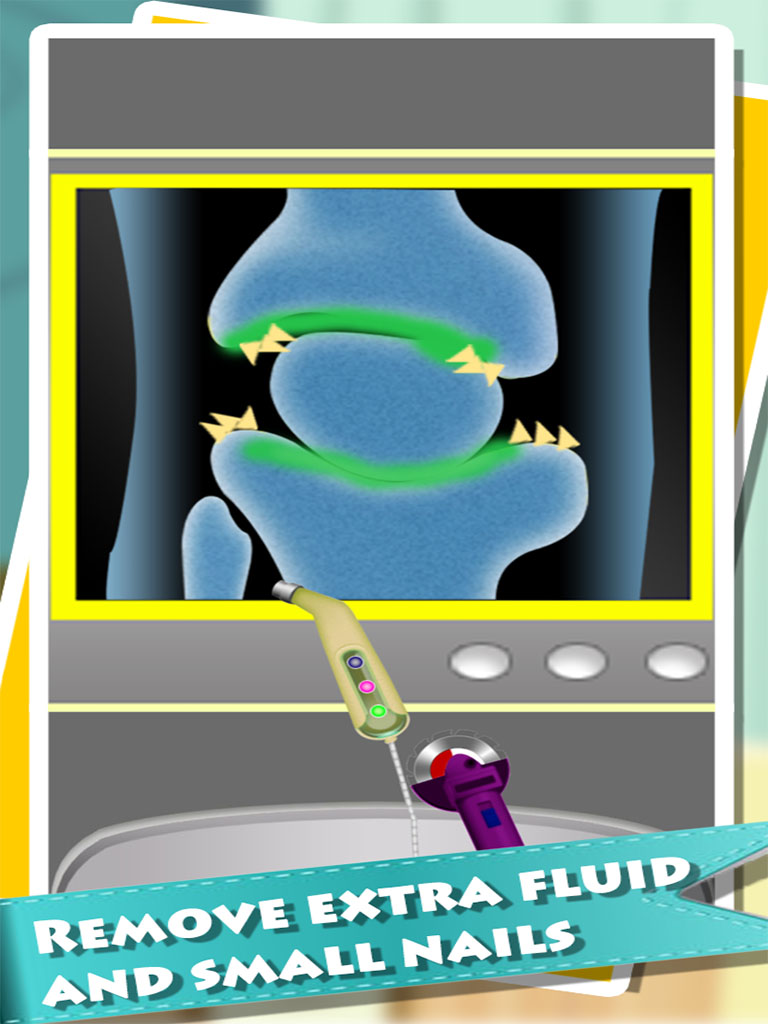 Knee Surgery Simulator - Kids First Aid Helper Game