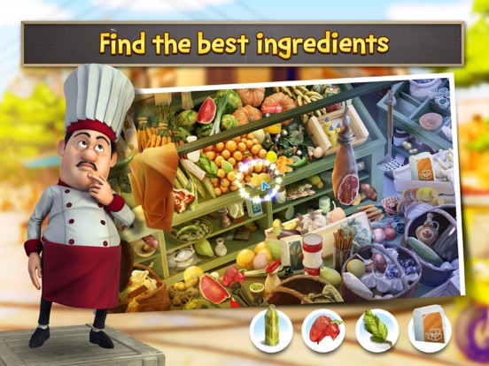 Screenshot #3 for Gourmet Chef Challenge - Around the World - A Hidden Object Adventure