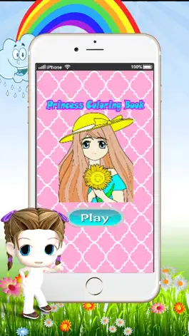 Game screenshot Games Princess coloring pages :  Art Pad Easy painting for little kids hack