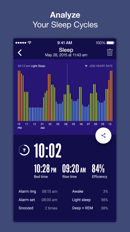 Sleep Time : Sleep Cycle Smart Alarm Clock Tracker, Insights Analysis, Better Soundscape