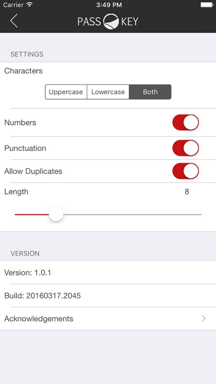 PassKey Password Generator