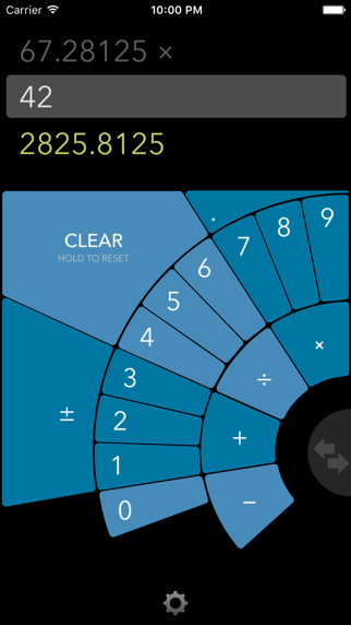 FutureCalc: ergonomic calculator for single-handed useのおすすめ画像1