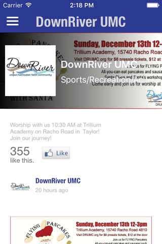 DRUMC | DownRiver United Methodist Faith Community screenshot 2