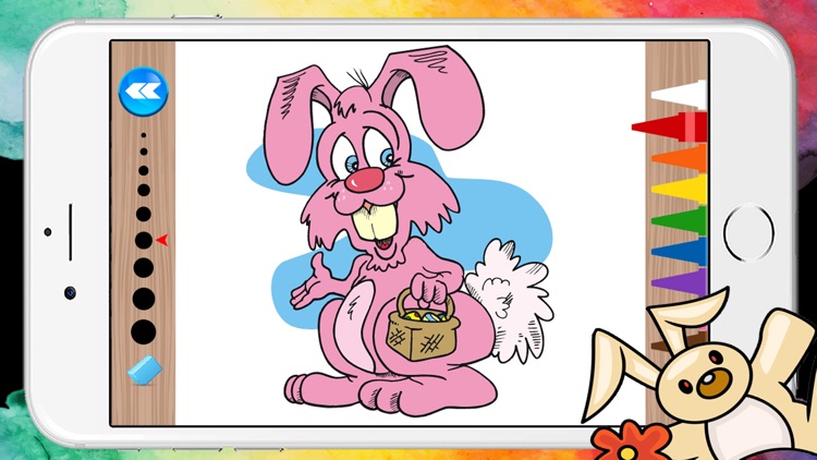 Easter Egg Kids Coloring Book Pages Game screenshot-4