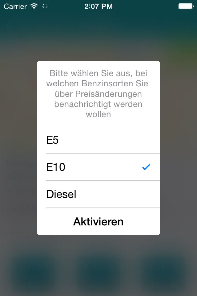 volltanken - immer den günstigsten Diesel, E5 oder E10 Kraftstoff tanken screenshot 4