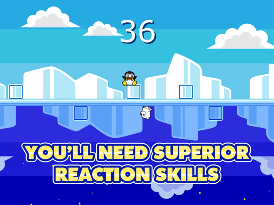 Screenshot #5 pour Happy Penguin & Crazy Polar Bear - Freezing Ice Bounce Racing