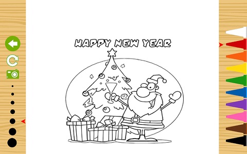 Christmas and New Year Coloring Book Painting for Kids Free screenshot 4