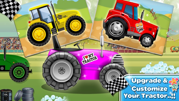 Tractor Simulator Game - Kids Washing