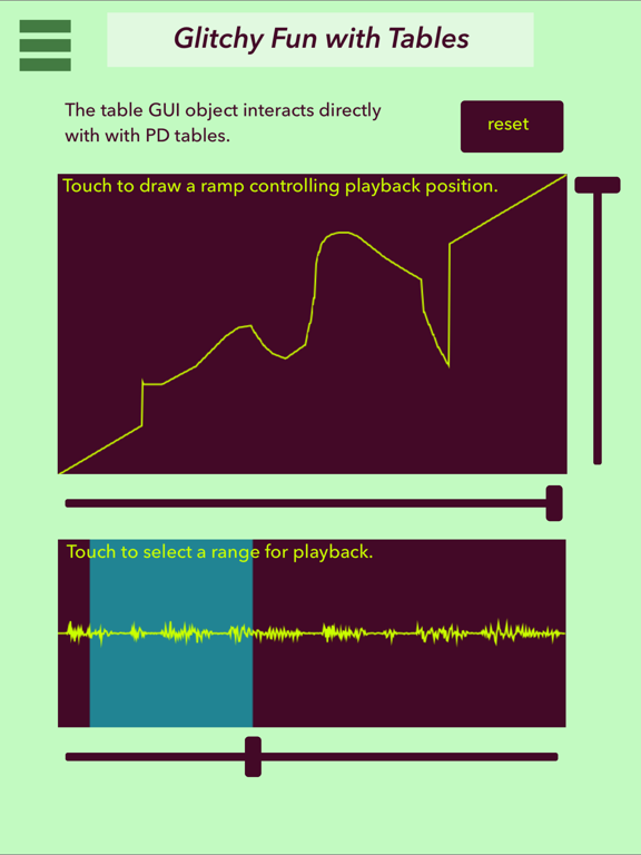 MobMuPlat iPad screenshot 4 - Music app