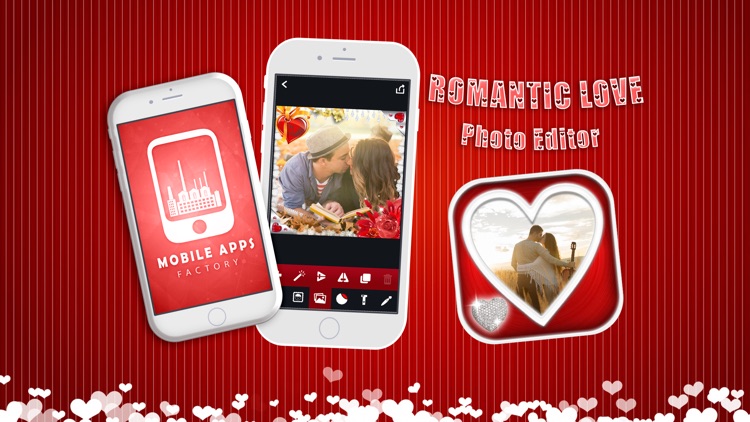 Romantic Love Photo Editor –  Make Collages & Beautify Pics With Stickers, Text, Filters And Frames