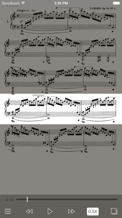 Chopin Études - SyncScore