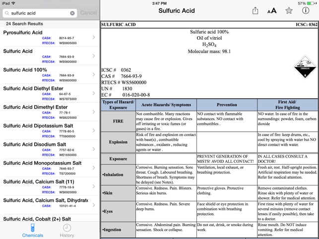 chemical safety data sheets icsc on the app store chemical safety data sheet
