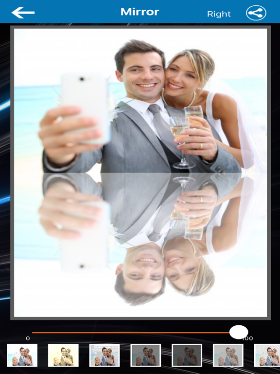 Screenshot #4 pour Mirror Photo Editor Pro - HD Camera Reflection Effect with Picture Collage Frame
