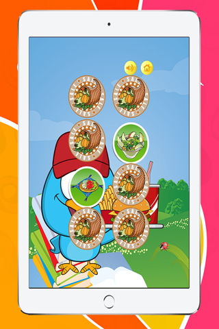 Fast Food Matching Photo Cards Game for Preschool Free screenshot 2