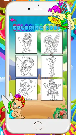 Game screenshot Фея Раскраски для детей - Рисунок Картина принцесса Игры apk