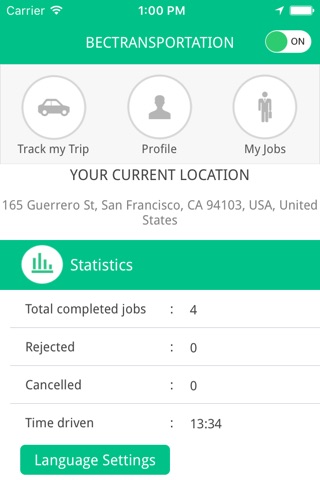 BECTRANSPORTATION Driver screenshot 2