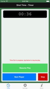 Shot Time Lite - Pool Timer screenshot