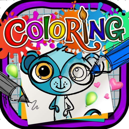 Coloring Book : Painting Picture on Littlest Pet Shop Cartoon for Pro icon