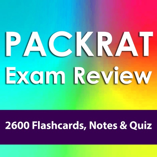 PACKRAT Exam Review: 2600 Flashcards, Notes & Quiz icon