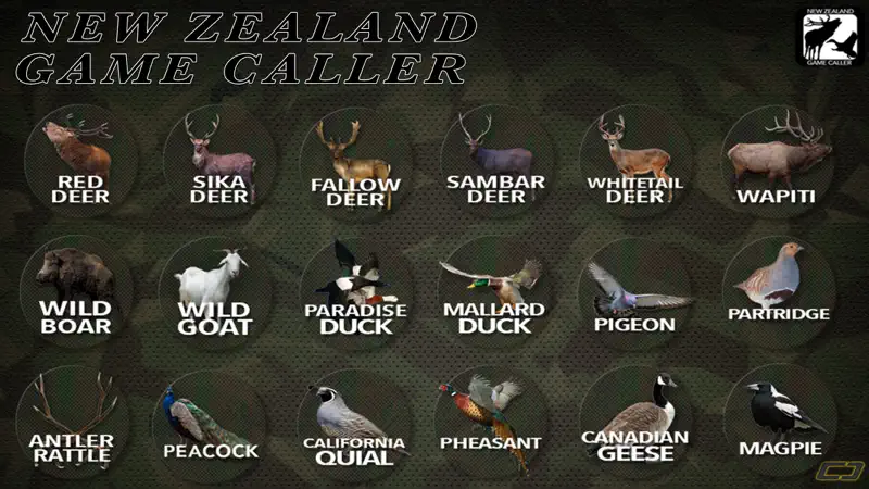 NZ GAME CALLS screenshot 3 of 4