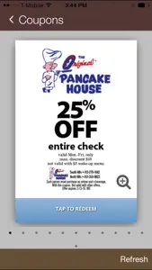 Original Pancake House Pitt screenshot #3 for iPhone