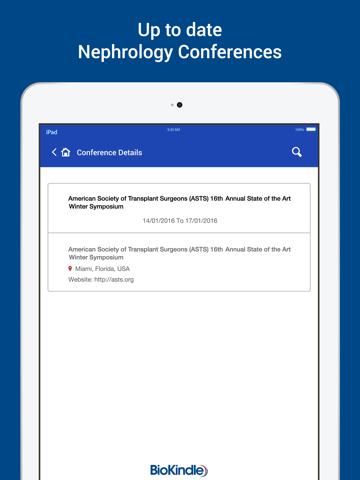 Screenshot #5 pour Nephrology Conferences