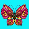Butterfly Coloring Book for Adults: Free Adult Coloring Art Therapy Pages - Anxiety Stress Relief Balance Relaxation Games