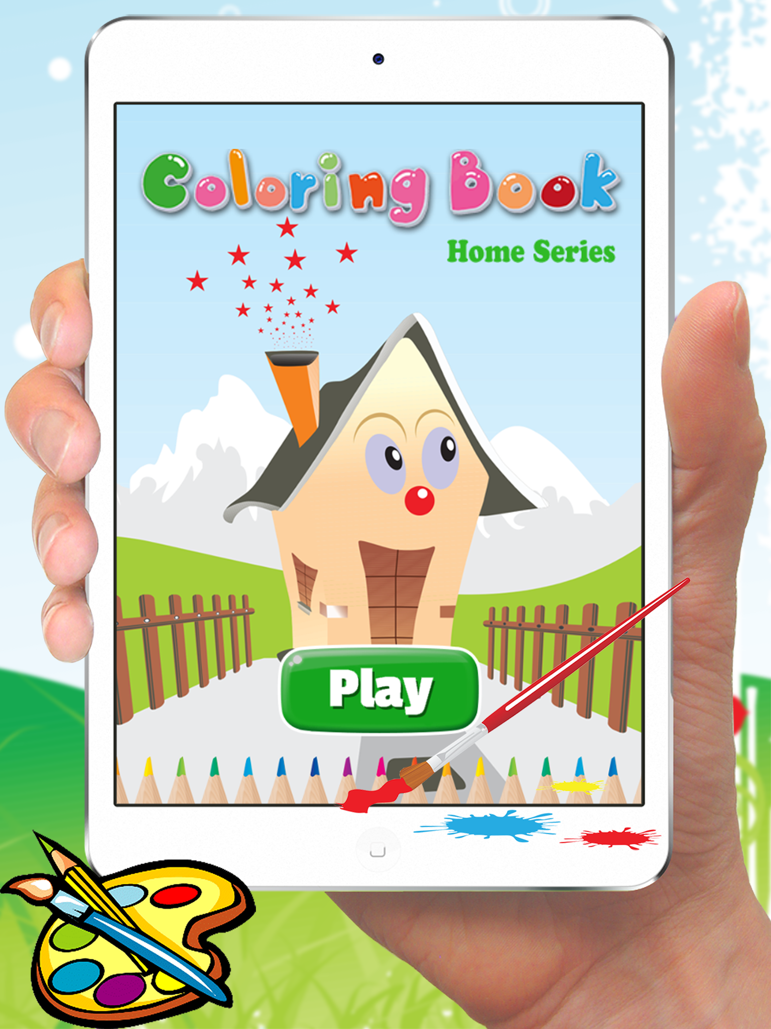 Dream House Coloring Book - Home Drawing for Kid free Games screenshot 6