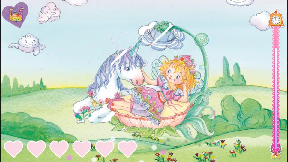 Screenshot von Prinzessin Lillifee Und Das Einhorn – Bildergeschichte, Malspaß, Stickerzauber auf dem iPhone 3