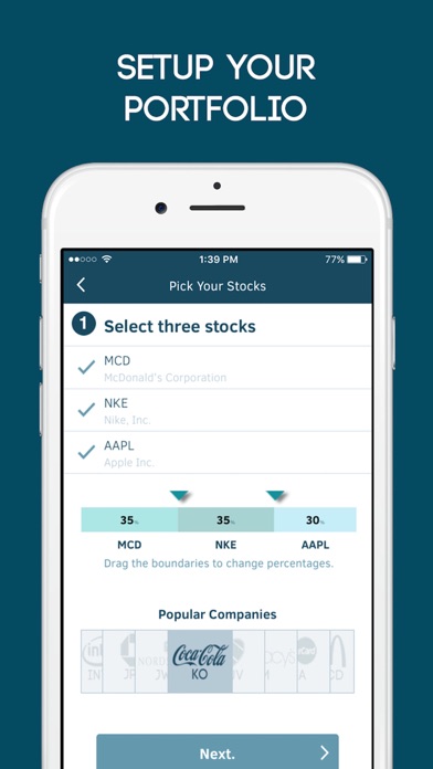 Screenshot #1 pour Contango: The Stock Market Gaming App