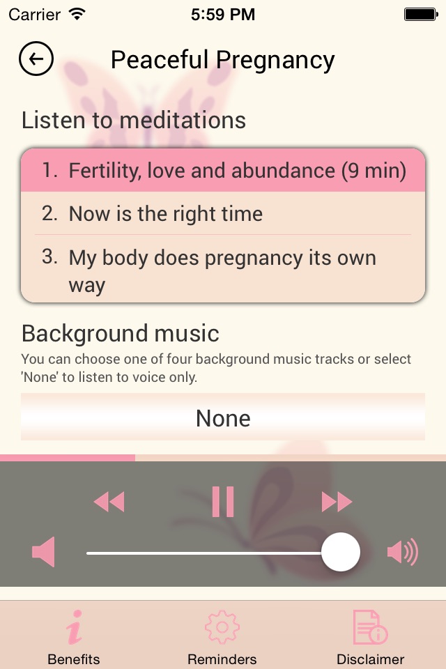 Peaceful Pregnancy: Easy Birth screenshot 2