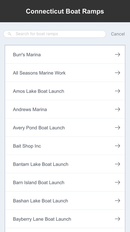 Connecticut Boat Ramps & Fishing Ramps